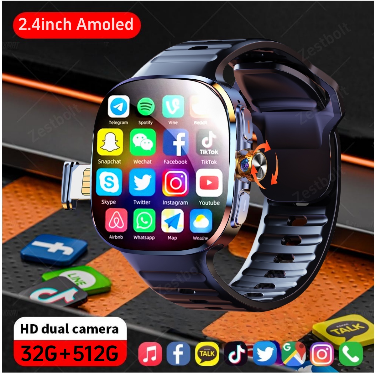 Smartwatch New Watches 2025 - M99 SmartWatch 2,4 дюйма с большим