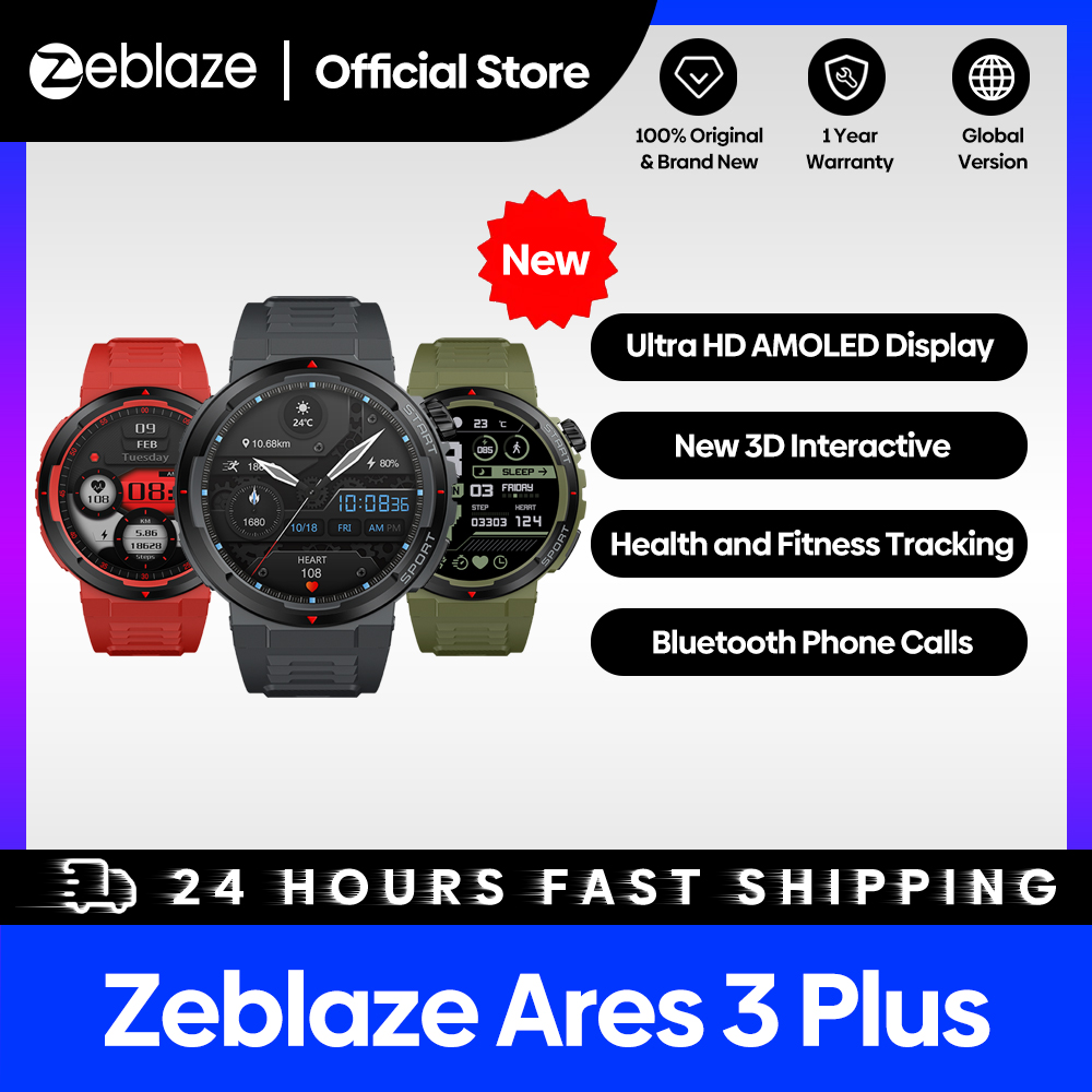 Hybrid Smartwatch - Новые умные часы Zeblaze Ares 3
