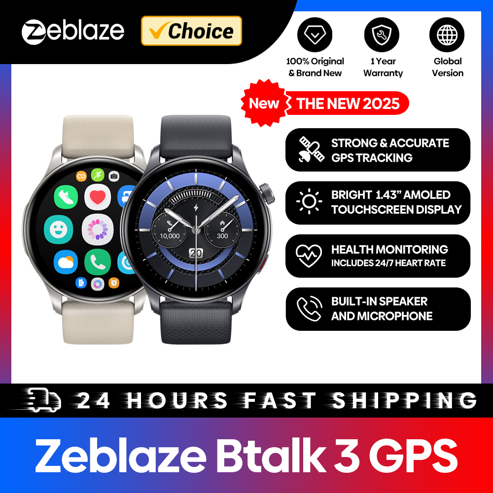 Hybrid Smartwatch - Новые умные часы Zeblaze Btalk 3,