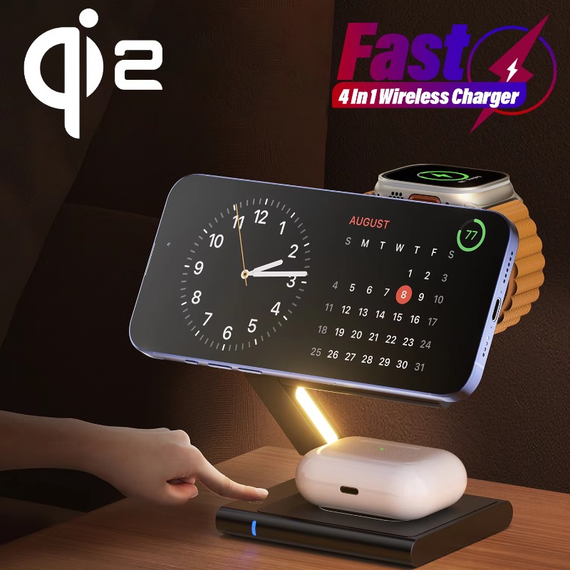 Watch 7 Smartwatch Iphone - Беспроводное зарядное устройство 3-в-1 Qi2, складное,