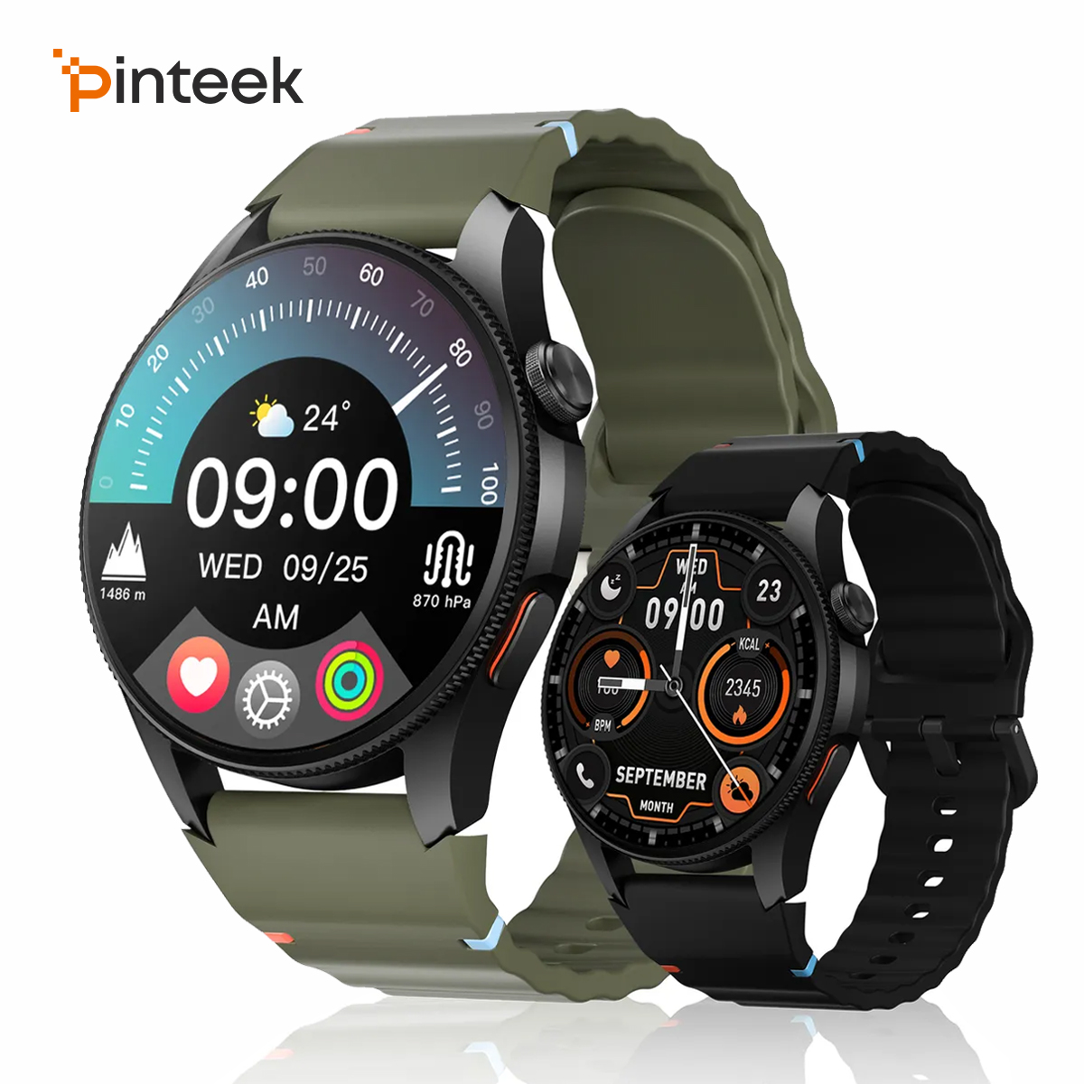 Hybrid Smartwatch - Умные часы Aurafit G12: сенсорный экран