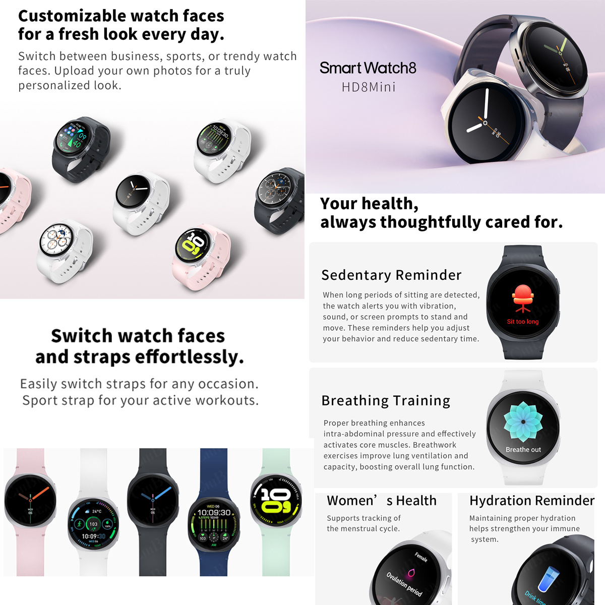 Новые смарт-часы 2026 года: 8  – обзор и цена Hybrid Smartwatch