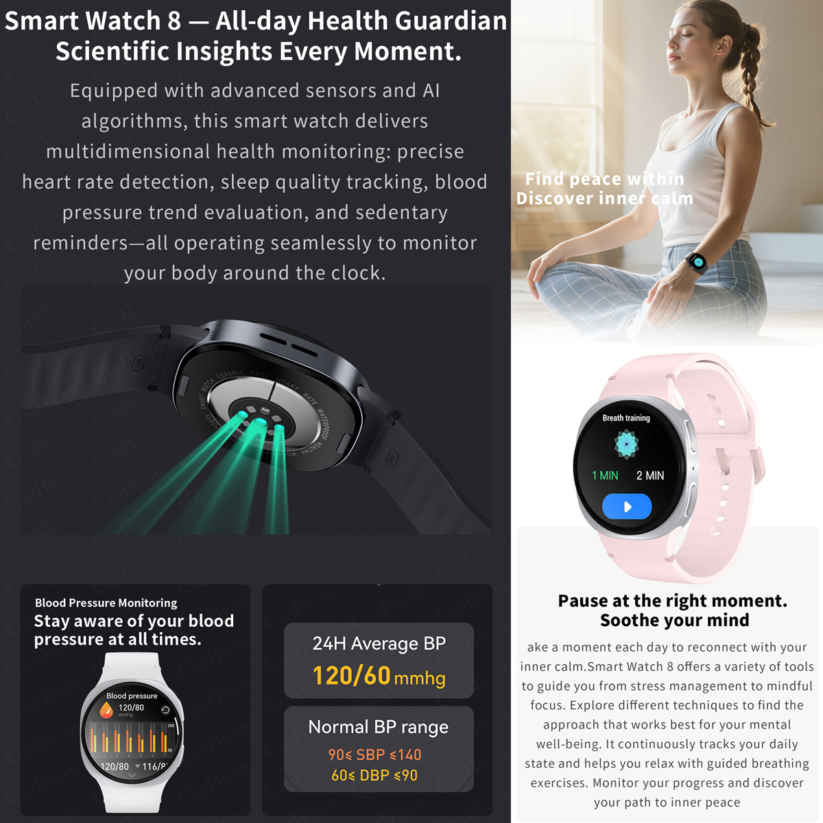 Новые смарт-часы 2026 года: 8  – обзор и цена Hybrid Smartwatch