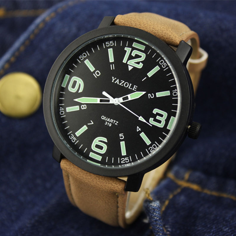 Часы от YAZOLE с подсветкой му – обзор и цена Solar Powered Watch