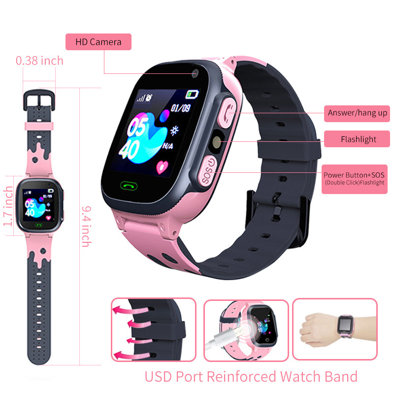 Детские умные часы, водонепрон – обзор и цена Smartwatch Watches For Kid Boy With Alarm