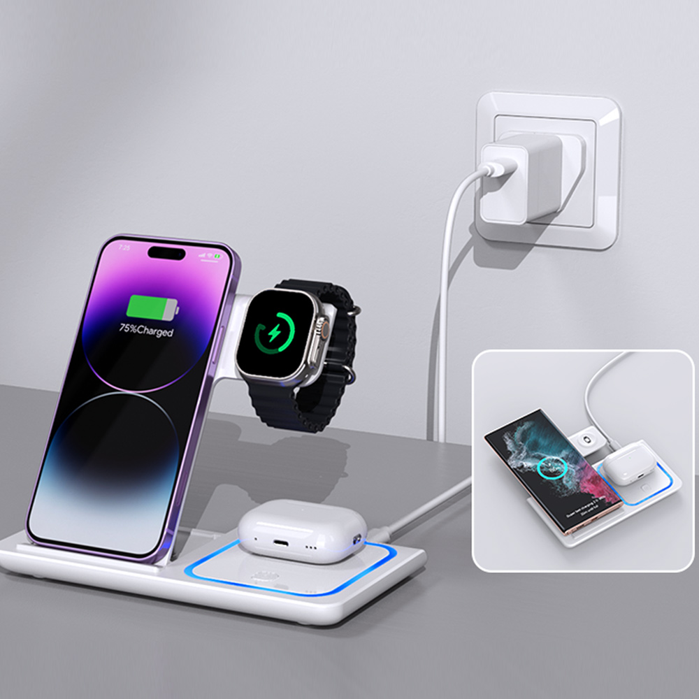 Беспроводная зарядная станция  – обзор и цена Watch 7 Smartwatch Iphone