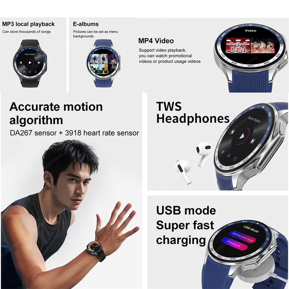 1,43 AMOLED Смарт-часы 3D Surr – обзор и цена Smartwatch Oppo Watch