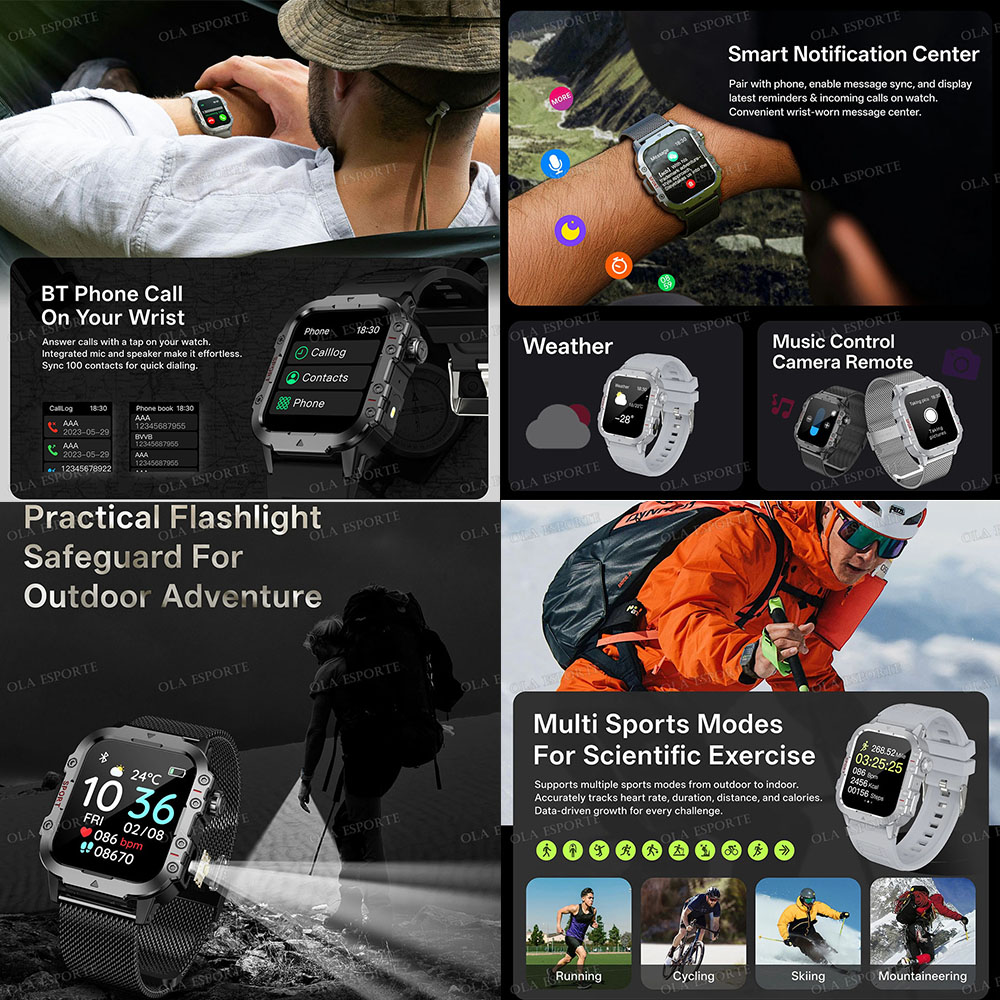 Военные умные часы для активно – обзор и цена Hybrid Smartwatch