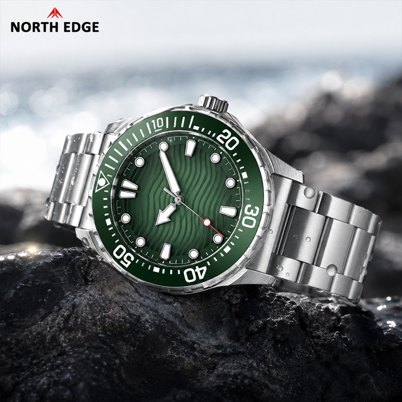 Дайверские часы North Edge TRI – обзор и цена Solar Powered Watch