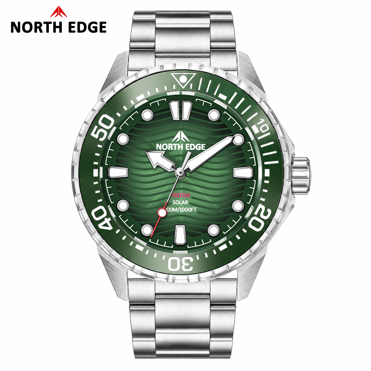 Дайверские часы North Edge TRI – обзор и цена Solar Powered Watch