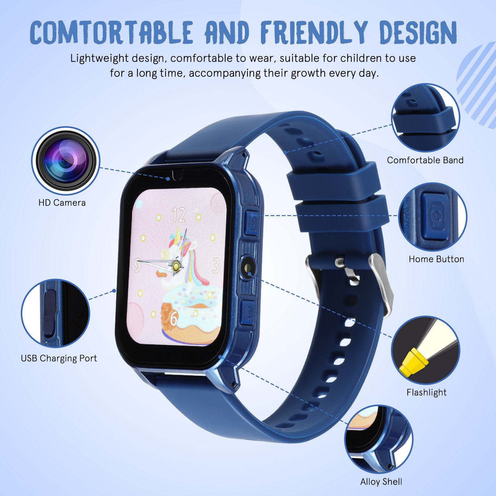 Детские умные часы с обучающим – обзор и цена Smartwatch Pink Watches For Kids