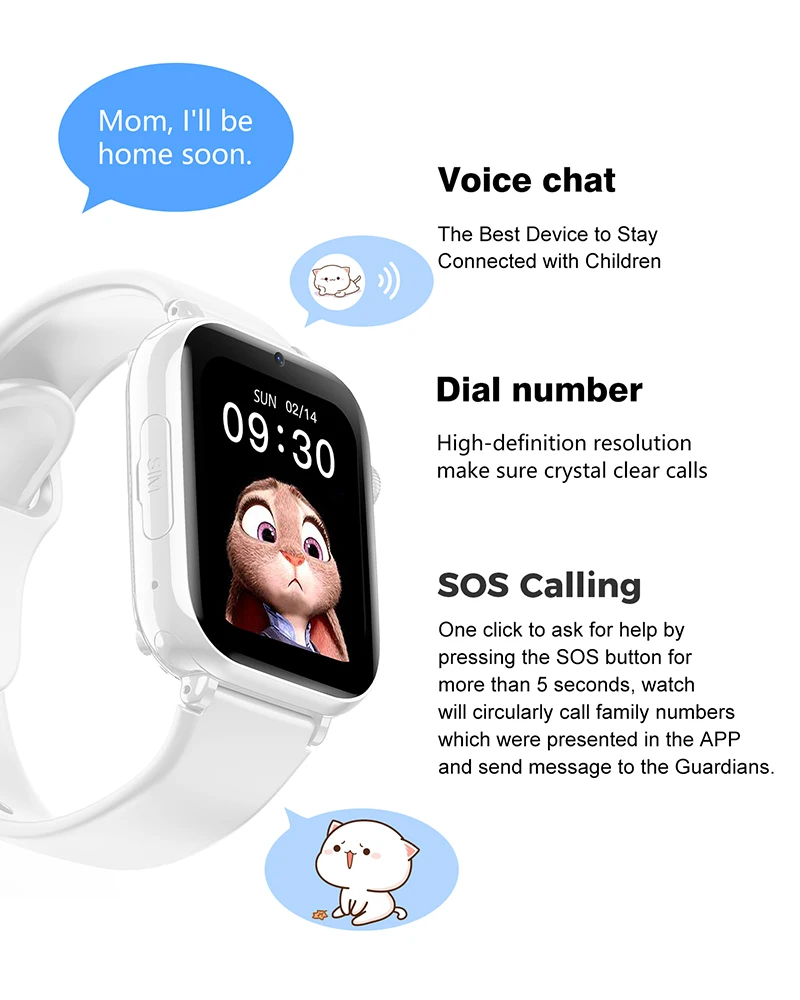 Смарт-часы для детей, LBS, мес – обзор и цена Smartwatch Watches For Kid Boy With Alarm
