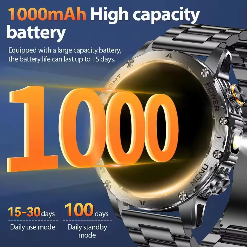 2025Новые уличные военные 1000 – обзор и цена Smartwatch New Watches 2025