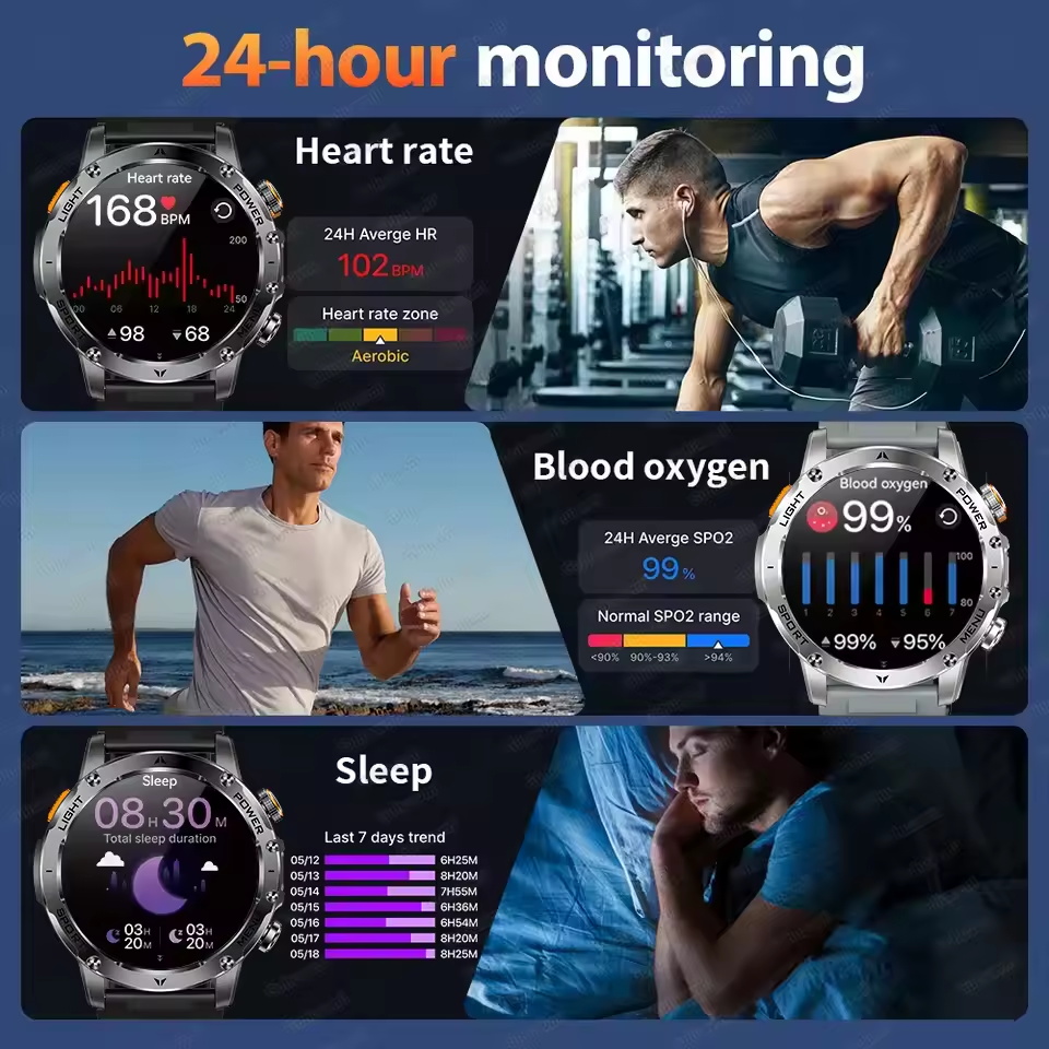 2025Новые уличные военные 1000 – обзор и цена Smartwatch New Watches 2025