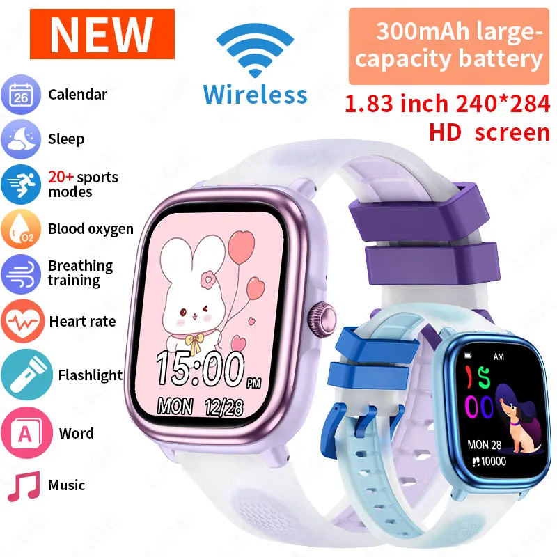 LIGE Смарт-часы для детей, дет – обзор и цена Smartwatch Watches Birthday Gift For Boys