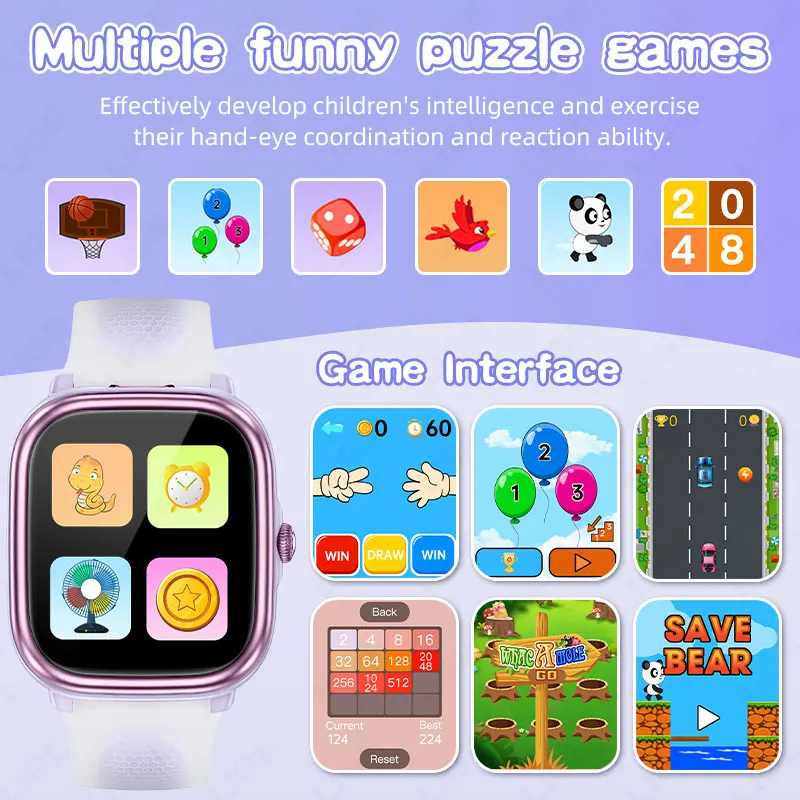 LIGE Смарт-часы для детей, дет – обзор и цена Smartwatch Watches Birthday Gift For Boys